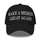 Make A Merkin Great Again Embroidered Dad Hat - Black