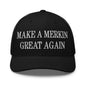 Make A Merkin Great Again Embroidered Mesh Trucker Hat - Black