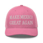 Make Mexico Great Again Embroidered Mesh Trucker Hat - Pink