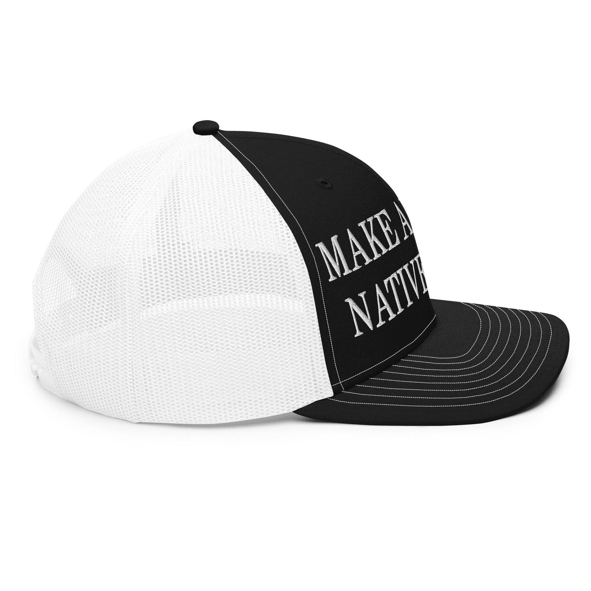 Make Us Native Again Embroidered Classic Mesh Trucker Hat