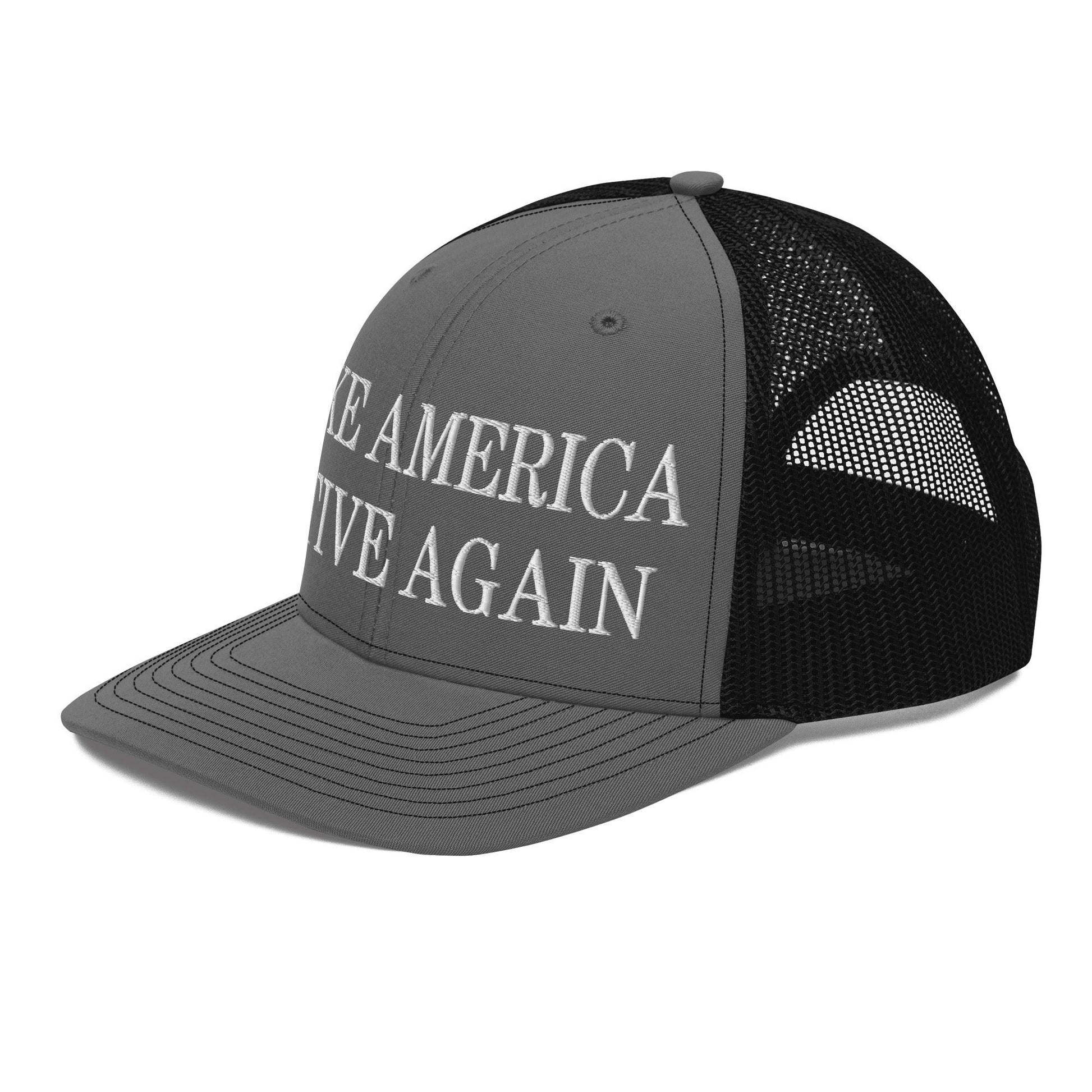 Make Us Native Again Embroidered Classic Mesh Trucker Hat