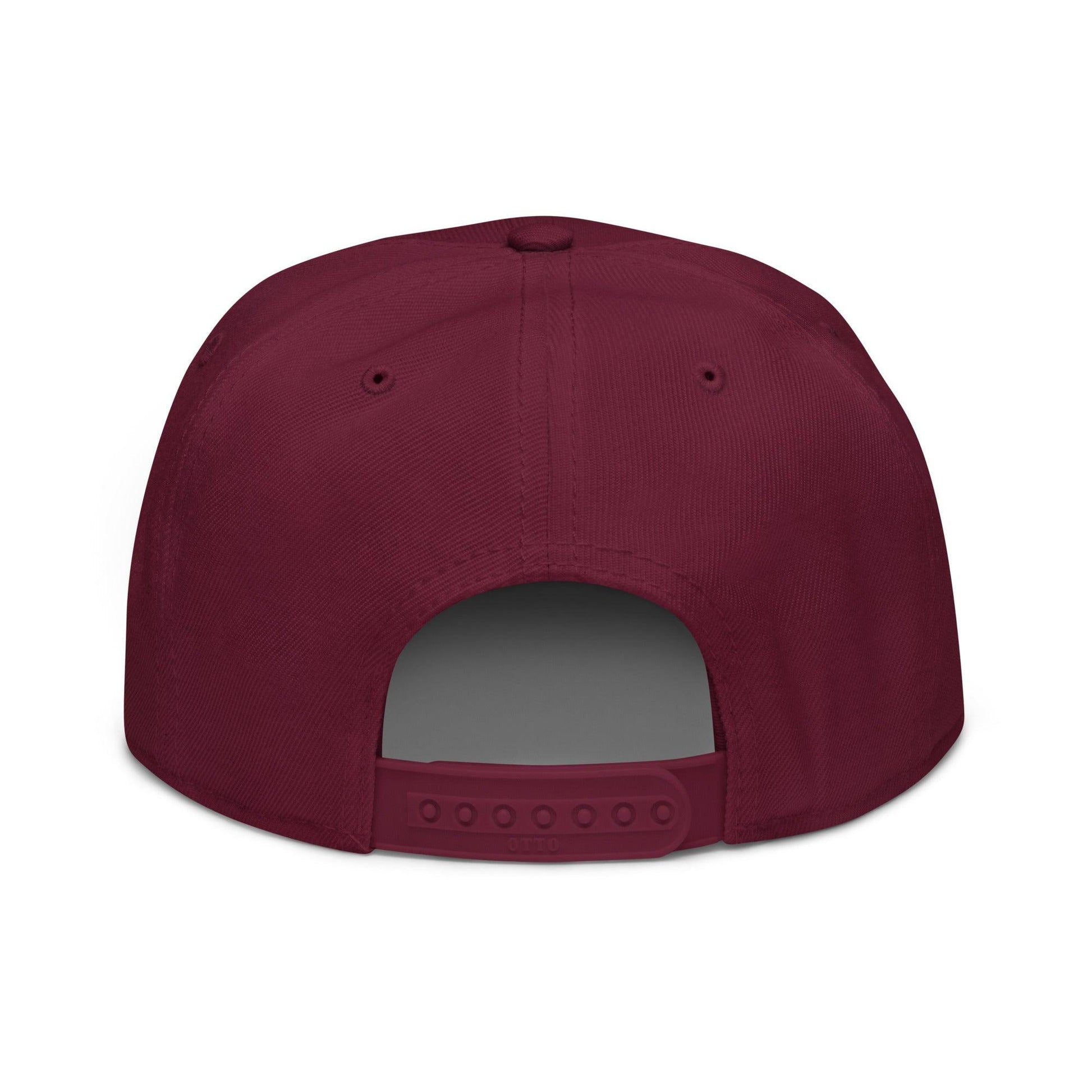 Make Us Native Again Embroidered Flat Brim Bill Snapback Hat