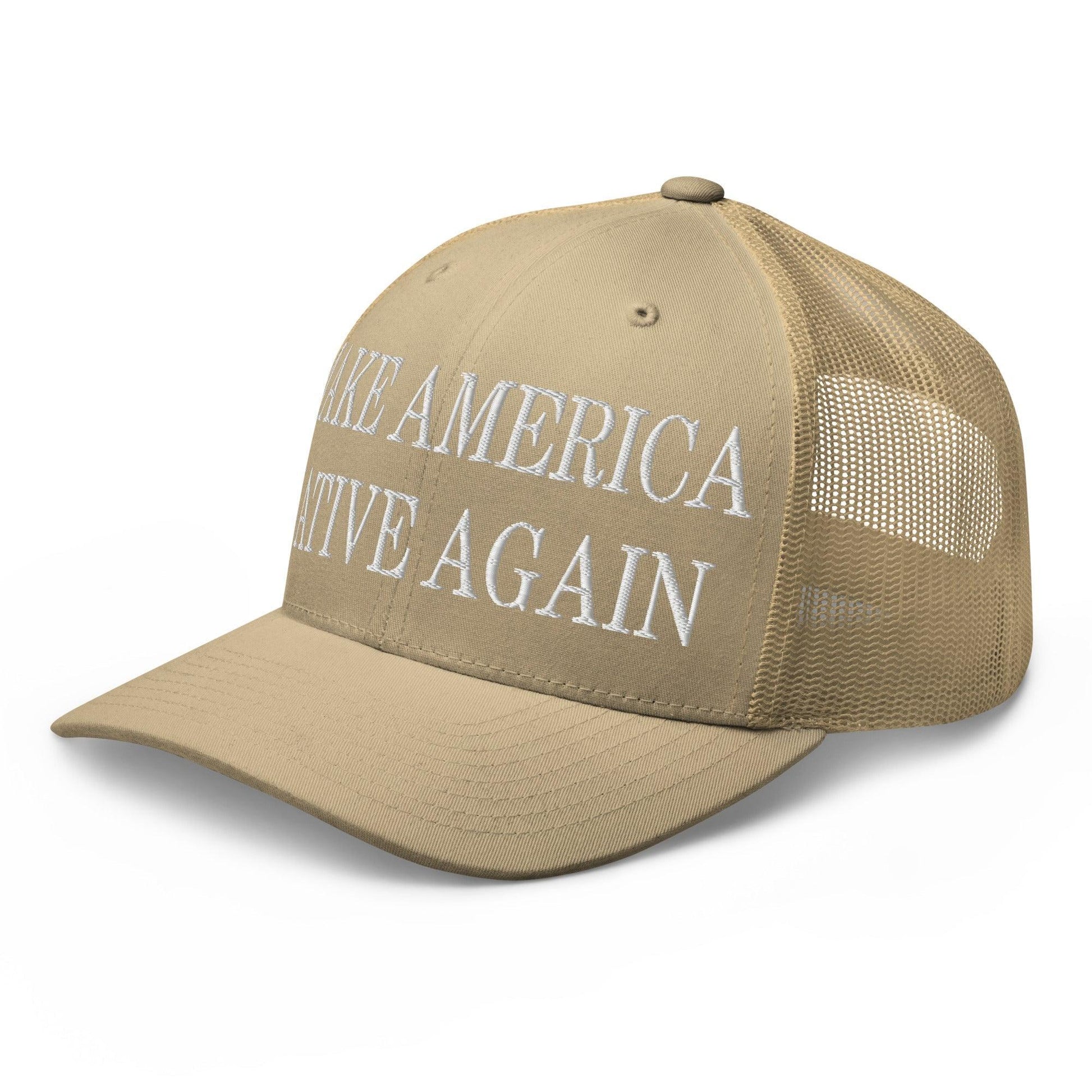 Make Us Native Again Embroidered Mesh Trucker Hat