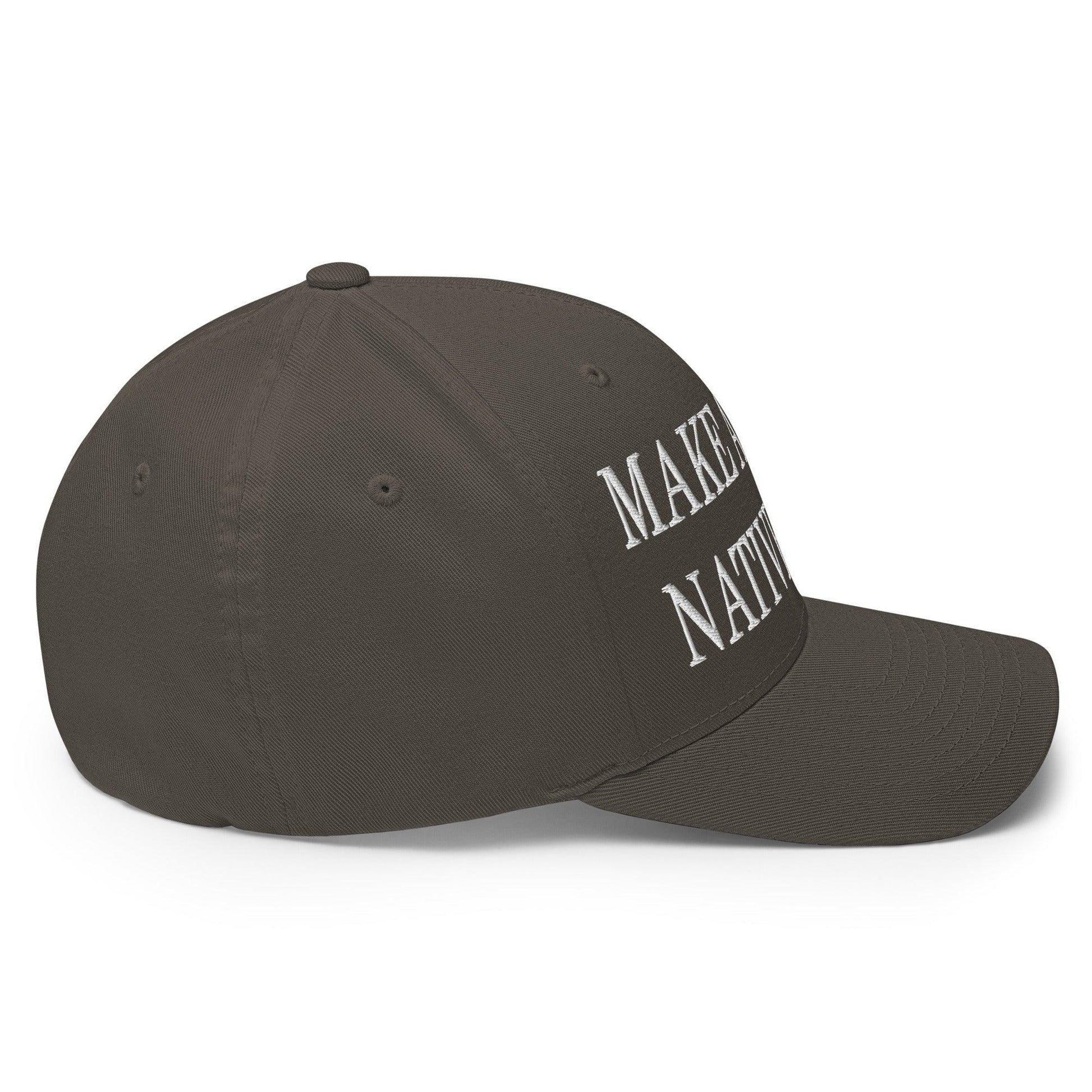 Make Us Native Again Embroidered Stretch Fit Baseball Hat