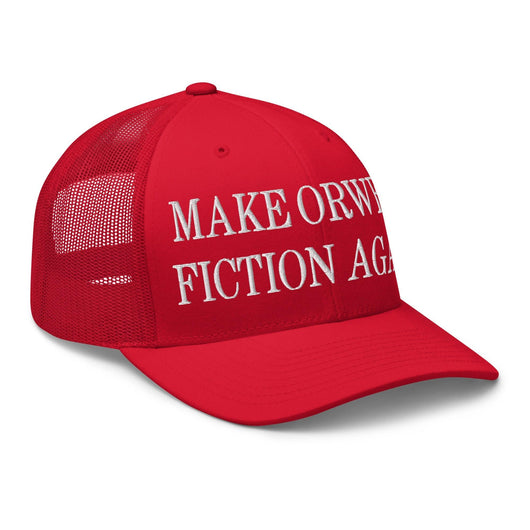 Make Orwell Fiction Again Embroidered Mesh Trucker Hat