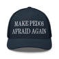 Make Pedos Afraid Again Embroidered Mesh Trucker Hat - Navy