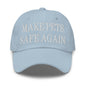Make Pets Safe Again Embroidered Dad Hat - Light Blue