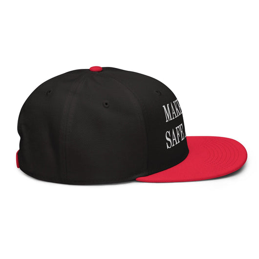 Make Pets Safe Again Embroidered Flat Brim Bill Snapback Hat