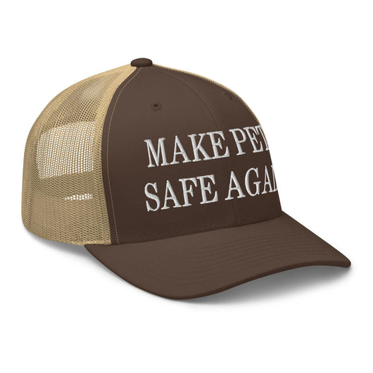 Make Pets Safe Again Embroidered Mesh Trucker Hat