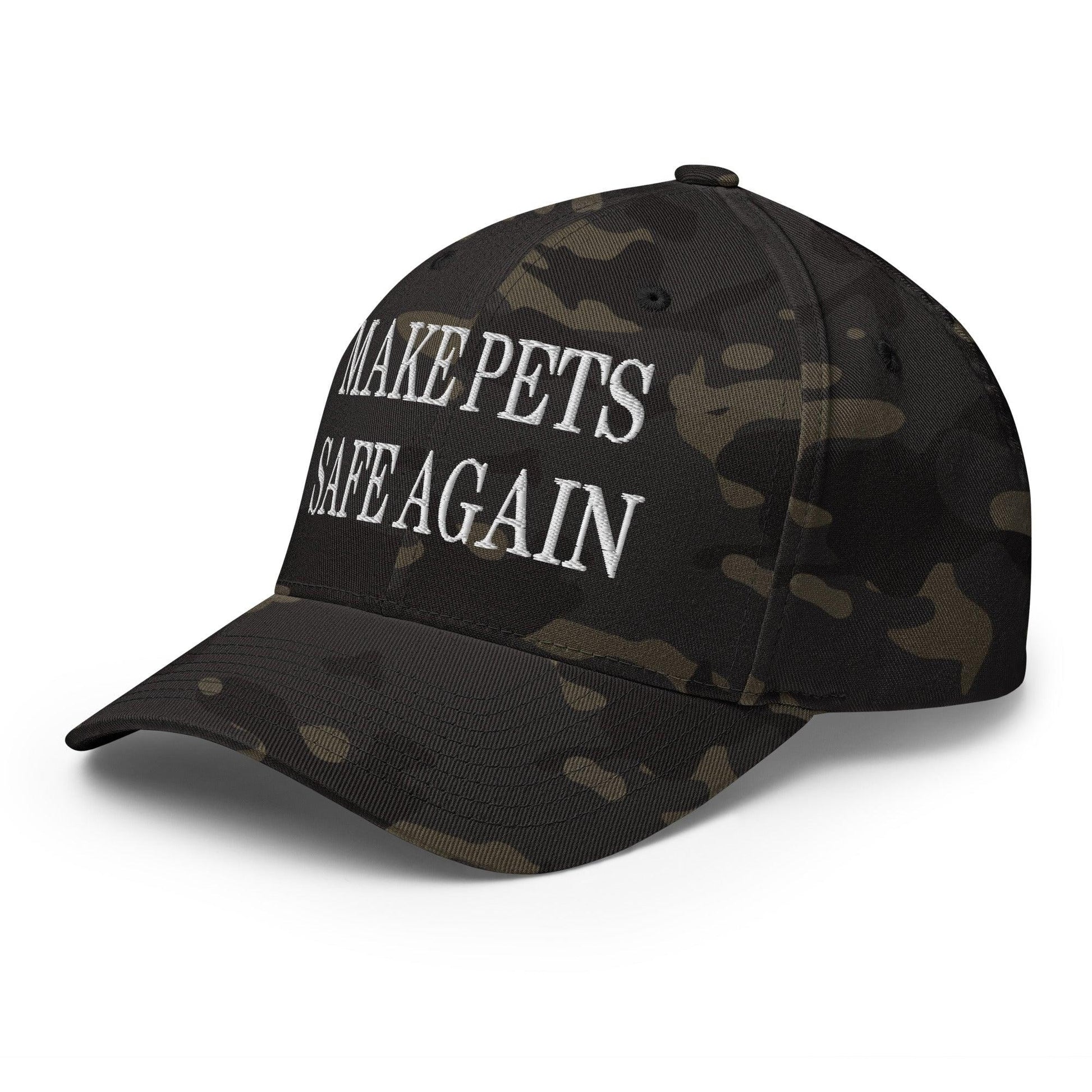 Make Pets Safe Again Embroidered Stretch Fit Baseball Hat