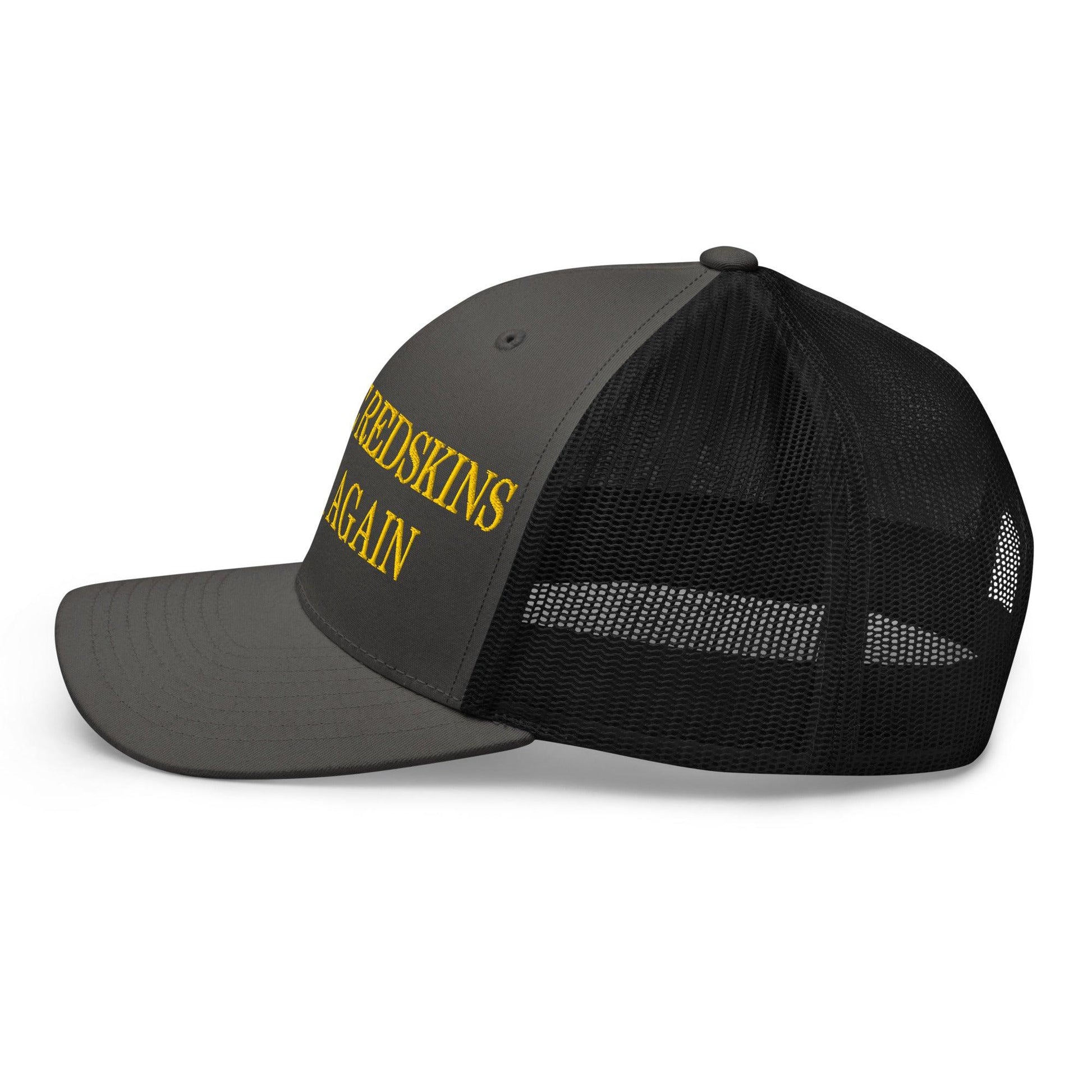Make The Redskins a Team Again Embroidered Mesh Trucker Hat