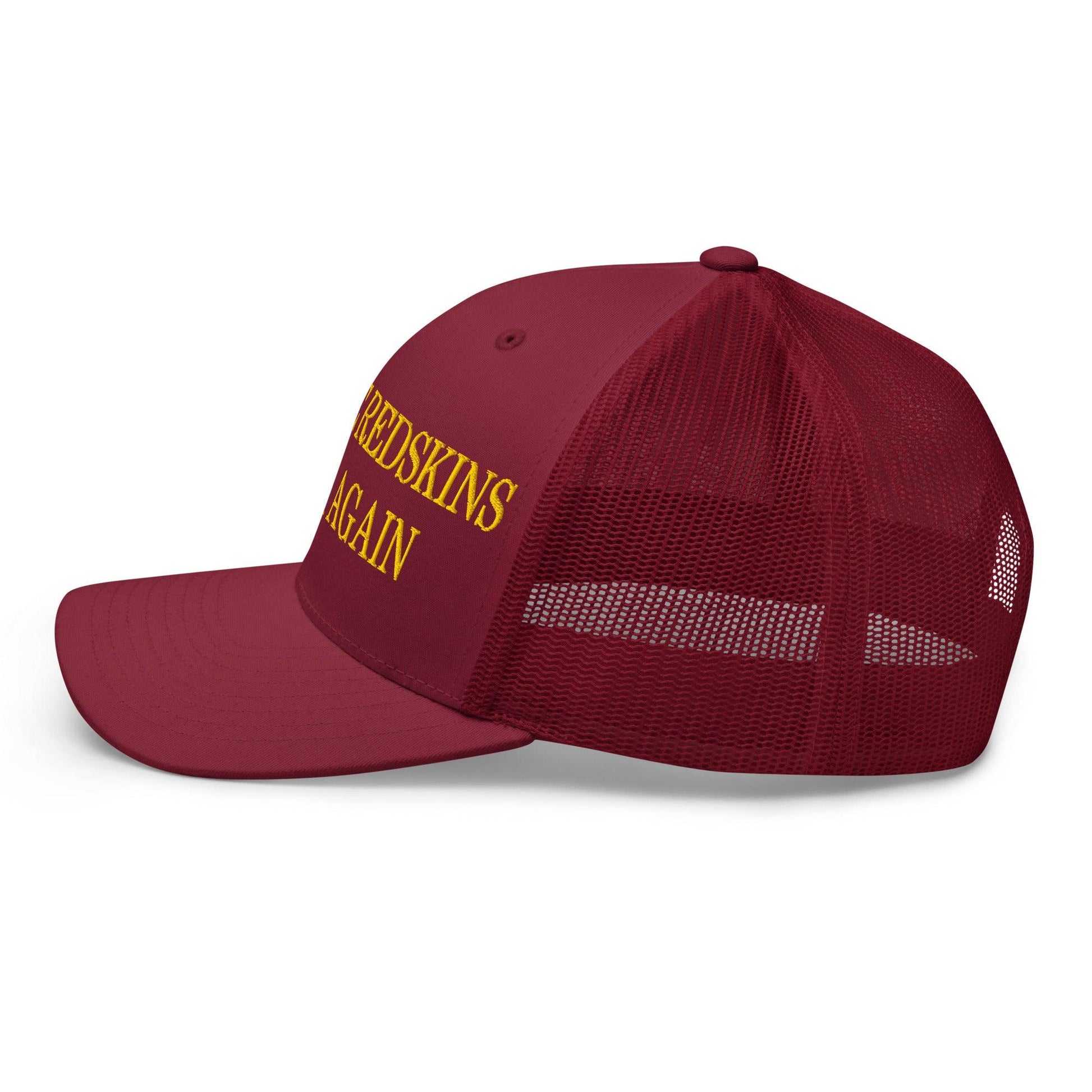 Make The Redskins a Team Again Embroidered Mesh Trucker Hat