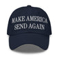 Make Us Send Again Embroidered Dad Hat - Navy
