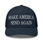 Make Us Send Again Embroidered Mesh Trucker Hat - Navy