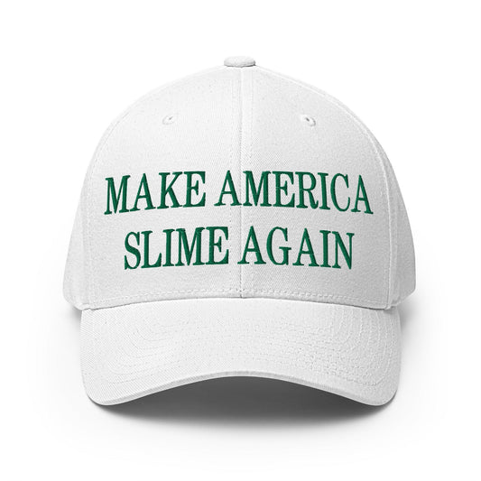 Make Us Slime Again Embroidered Stretch Fit Baseball Hat - S/M