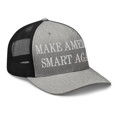 Make Us Smart Again Embroidered Mesh Trucker Hat
