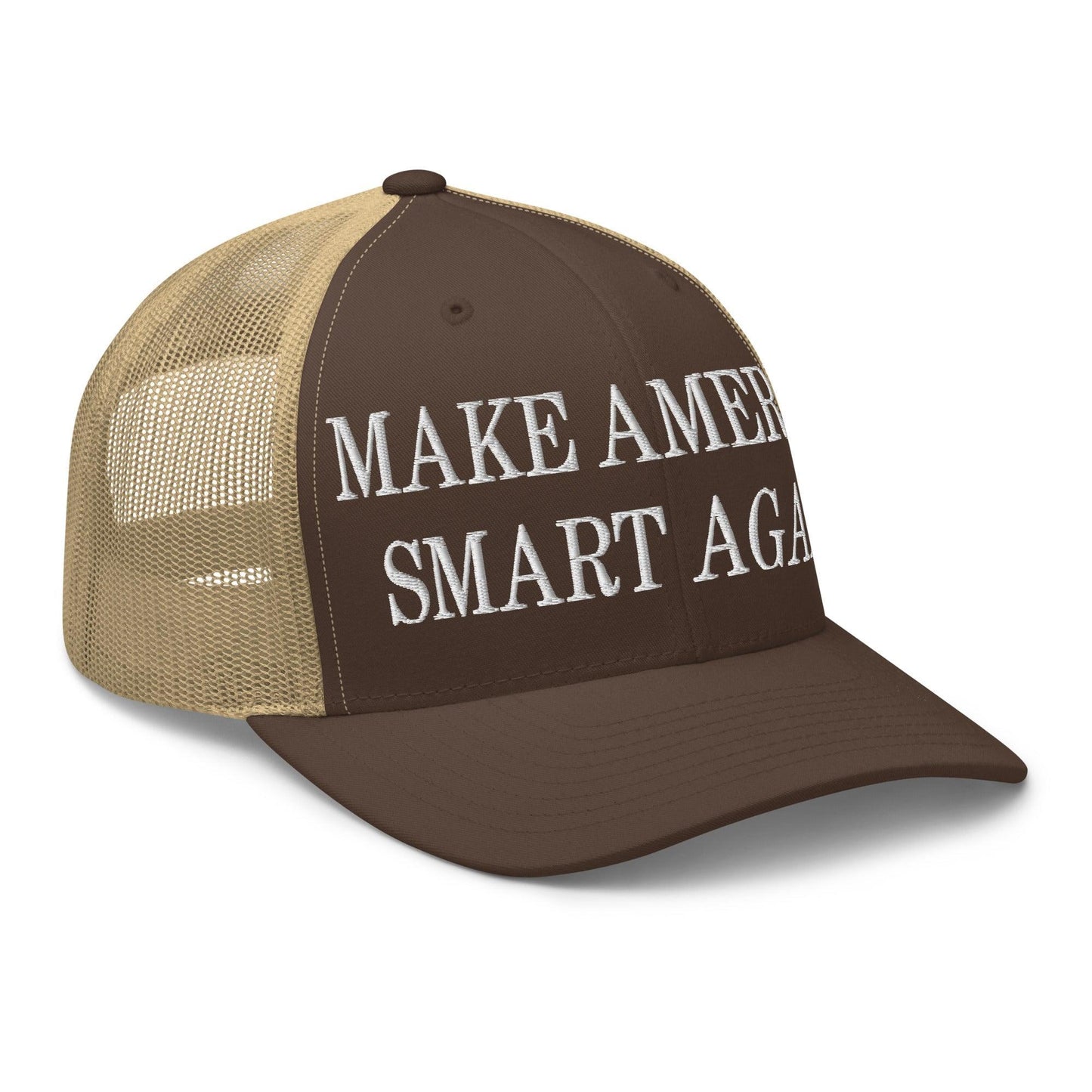 Make Us Smart Again Embroidered Mesh Trucker Hat