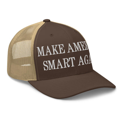 Make Us Smart Again Embroidered Mesh Trucker Hat