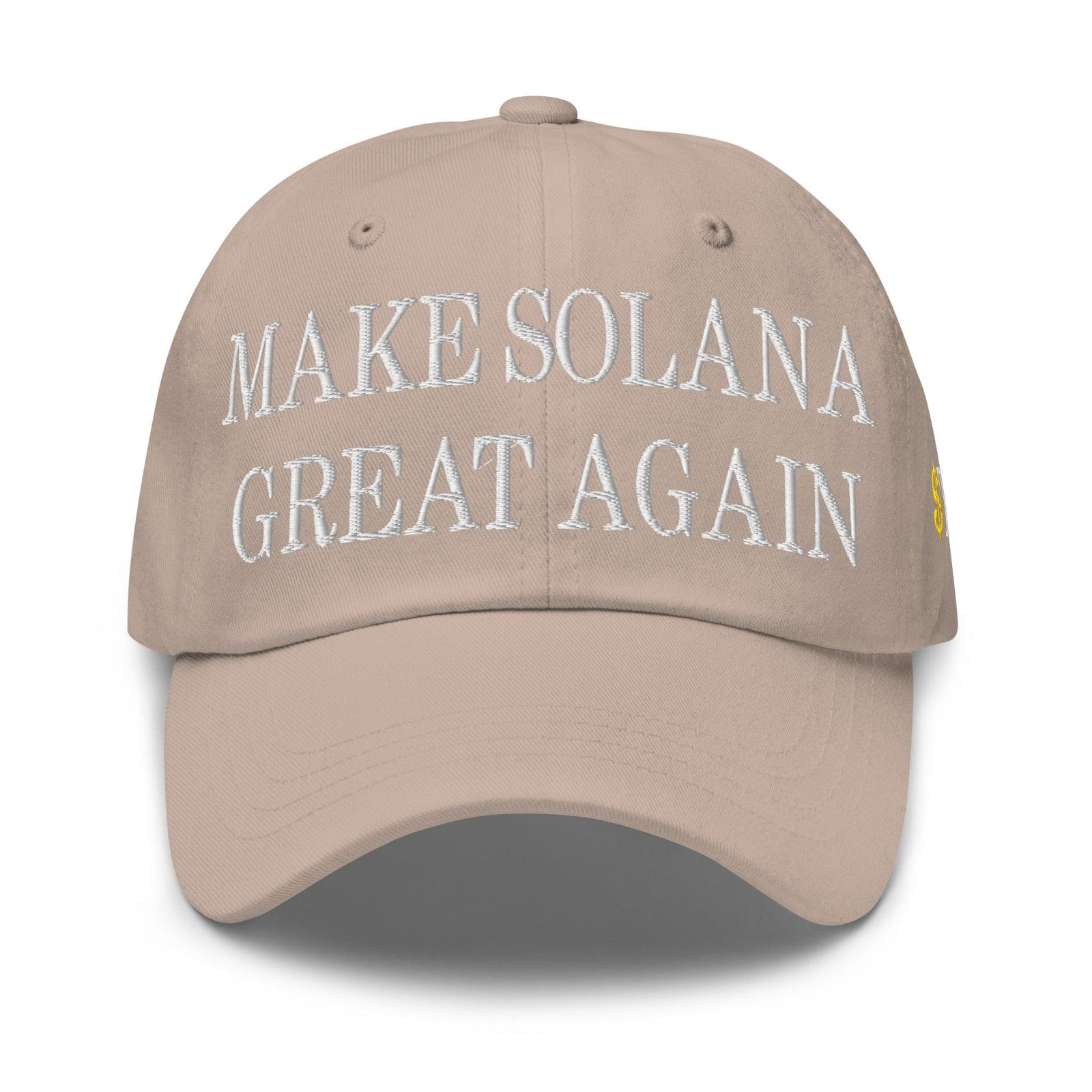 Make Solana Great Again $Trump Official Trump Meme Coin Embroidered Unstructured Dad Hat