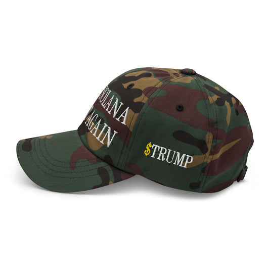 Make Solana Great Again $Trump Official Trump Meme Coin Embroidered Unstructured Dad Hat