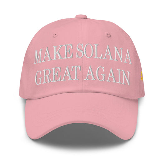 Make Solana Great Again $Trump Official Trump Meme Coin Embroidered Unstructured Dad Hat
