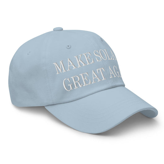 Make Solana Great Again $Trump Official Trump Meme Coin Embroidered Unstructured Dad Hat
