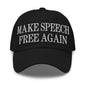Make Speech Free Again Dad Hat - Black - Headwear