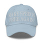 Make Speech Free Again Dad Hat - Light Blue - Headwear
