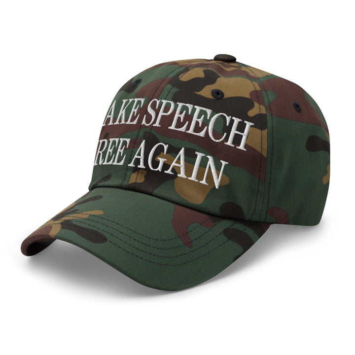 Make Speech Free Again Embroidered Dad Hat
