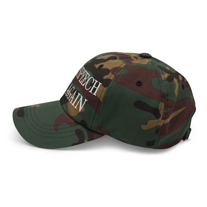 Make Speech Free Again Embroidered Dad Hat