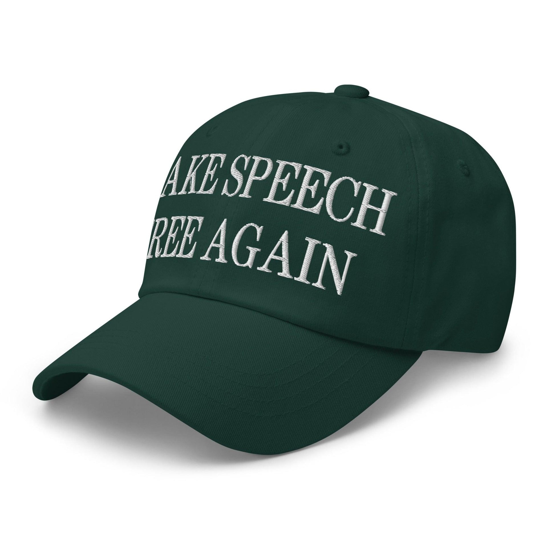 Make Speech Free Again Embroidered Dad Hat