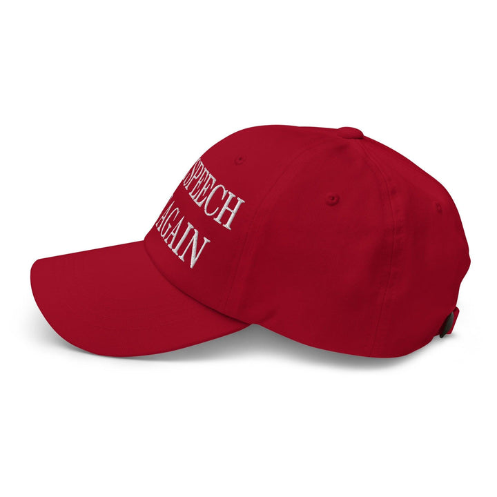 Make Speech Free Again Embroidered Dad Hat