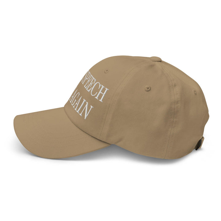 Make Speech Free Again Embroidered Dad Hat