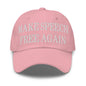 Make Speech Free Again Embroidered Dad Hat - Pink