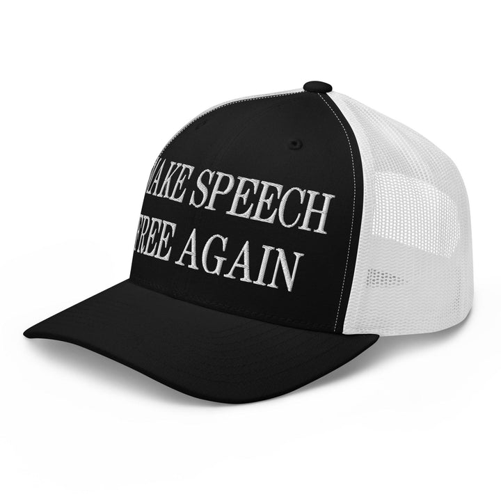 Make Speech Free Again Embroidered Mesh Trucker Hat