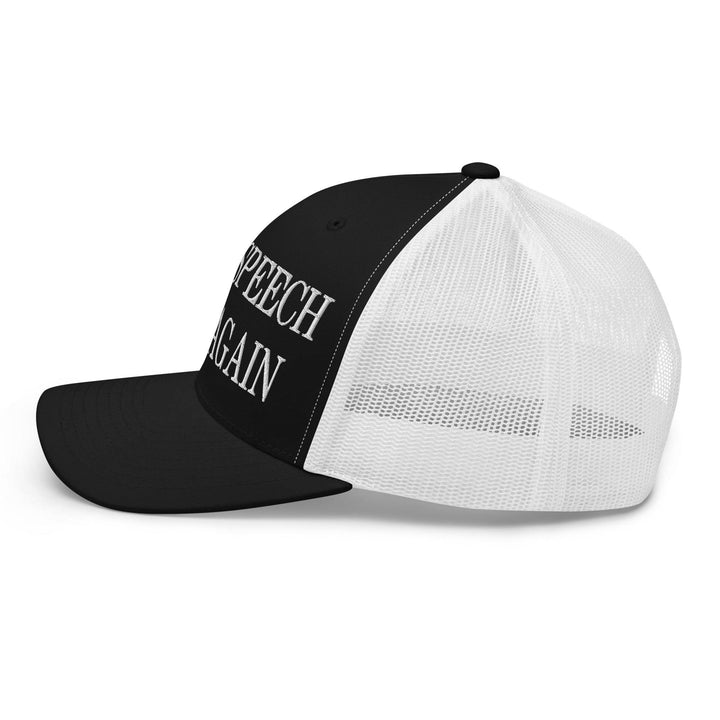 Make Speech Free Again Embroidered Mesh Trucker Hat