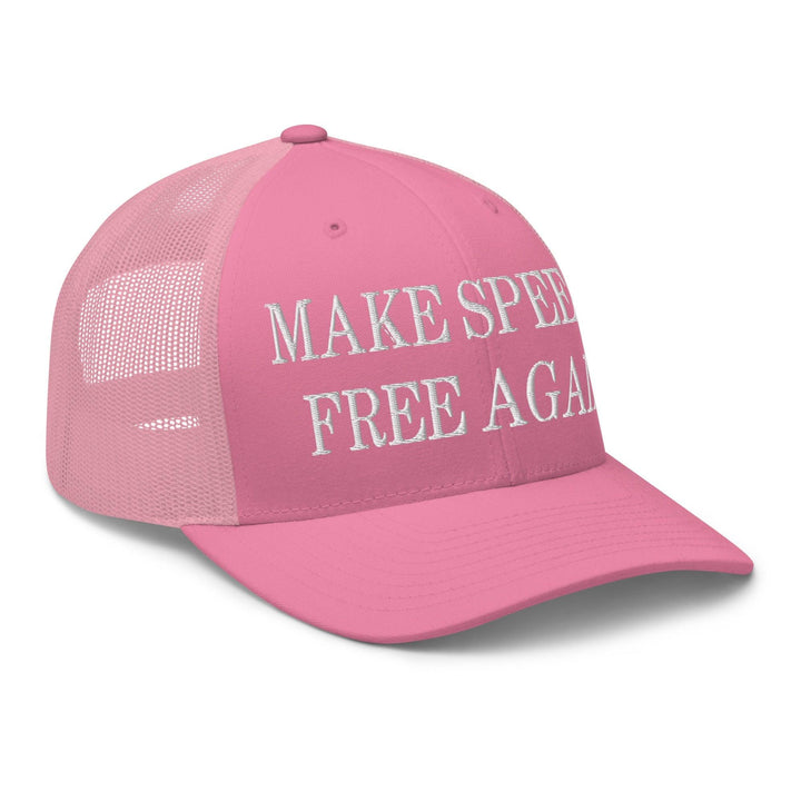 Make Speech Free Again Embroidered Mesh Trucker Hat