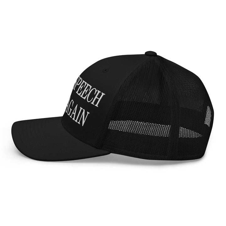 Make Speech Free Again Embroidered Mesh Trucker Hat