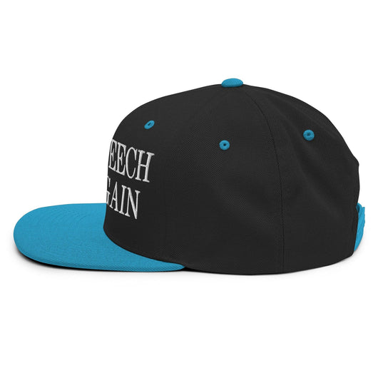 Make Speech Free Again Flat Bill Brim Snapback Hat