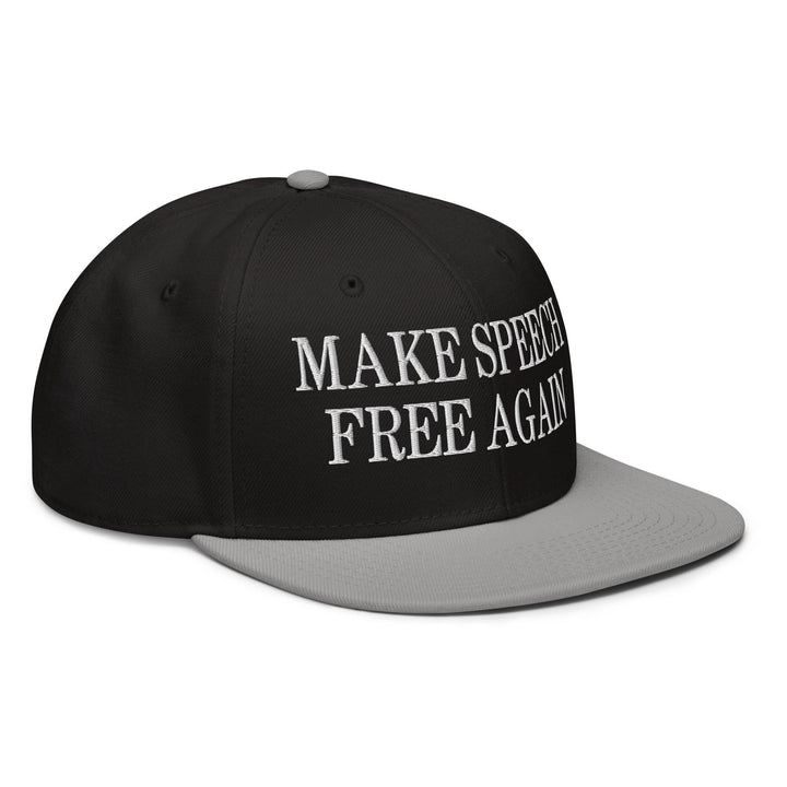 Make Speech Free Again High Crown Snapback Hat