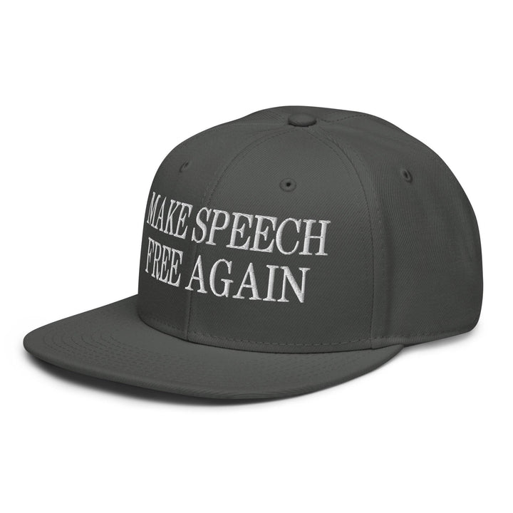 Make Speech Free Again High Crown Snapback Hat