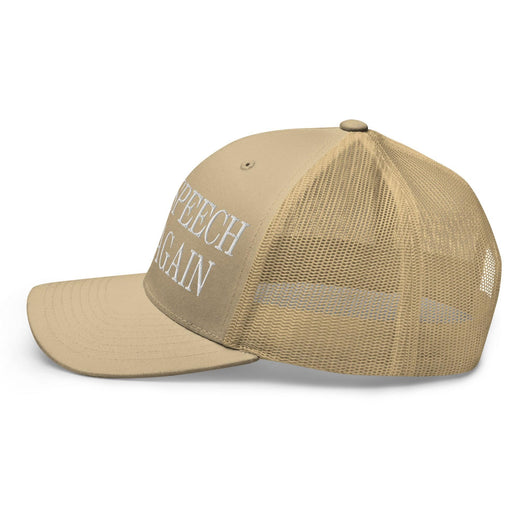 Make Speech Free Again Retro Trucker Hat