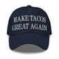 Make Tacos Great Again Embroidered Dad Hat - Navy
