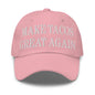 Make Tacos Great Again Embroidered Dad Hat - Pink