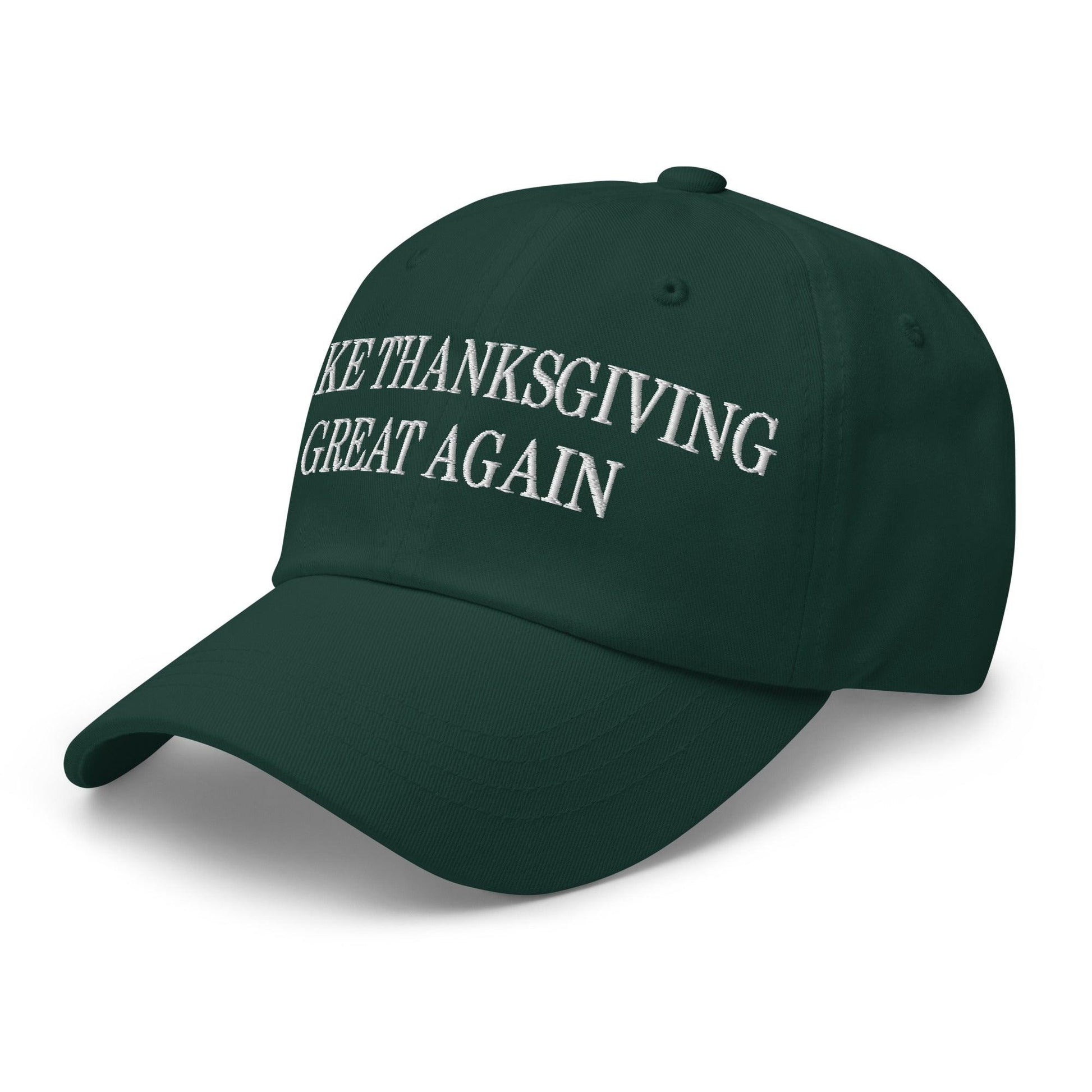 Make Thanksgiving Great Again Embroidered Dad Hat