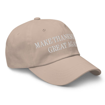 Make Thanksgiving Great Again Embroidered Dad Hat