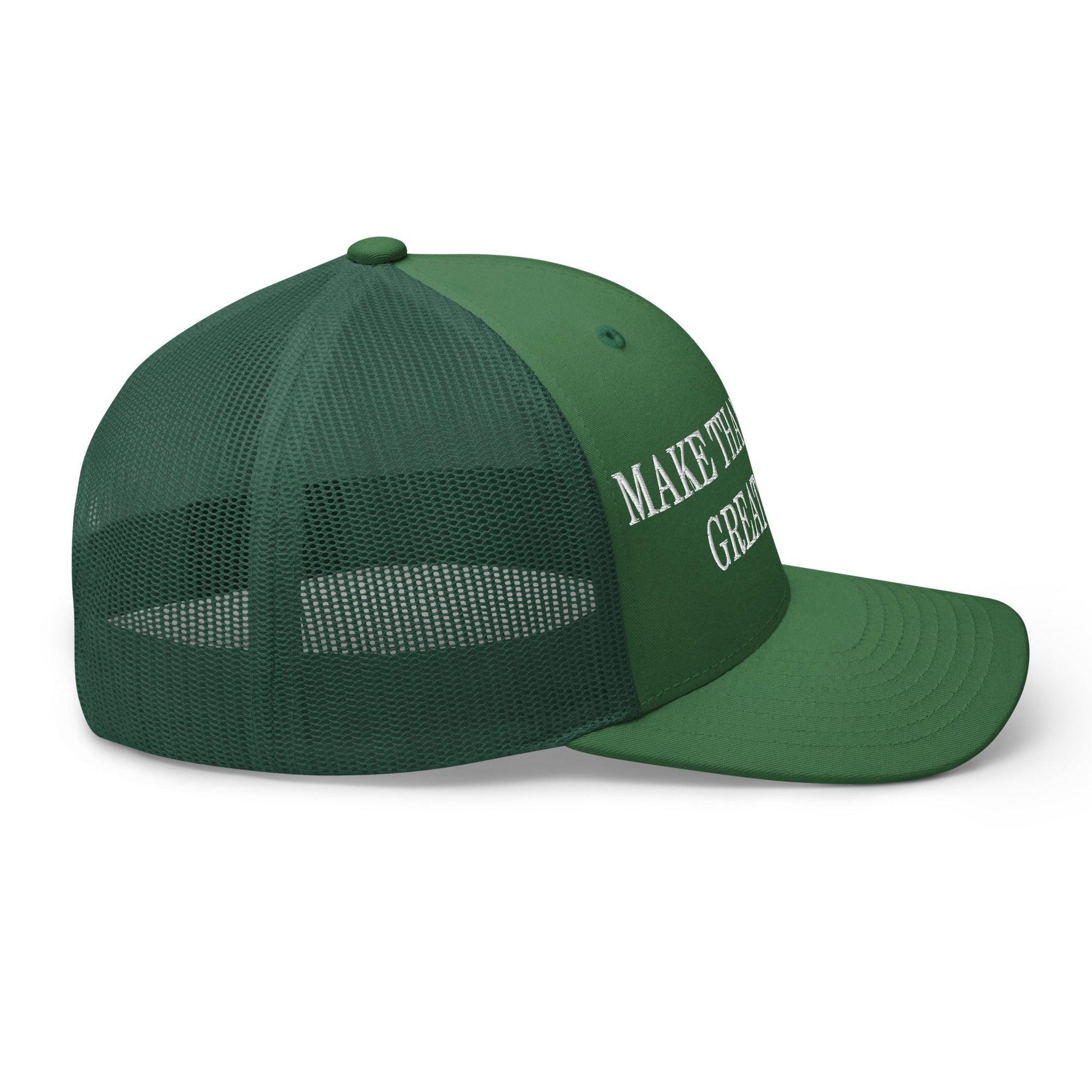 Make Thanksgiving Great Again Embroidered Mesh Trucker Hat