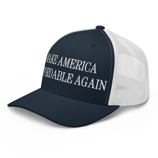Make Us Affordable Again Embroidered Mesh Trucker Hat