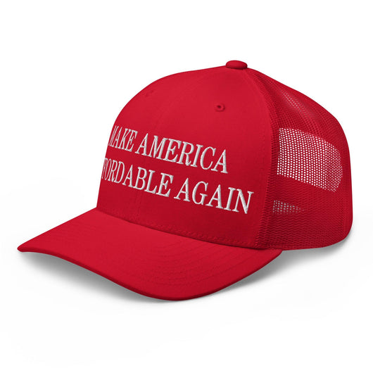 Make Us Affordable Again Embroidered Mesh Trucker Hat
