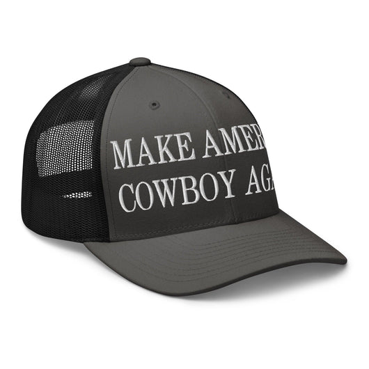 Make Us Cowboy Again Embroidered Mesh Trucker Hat